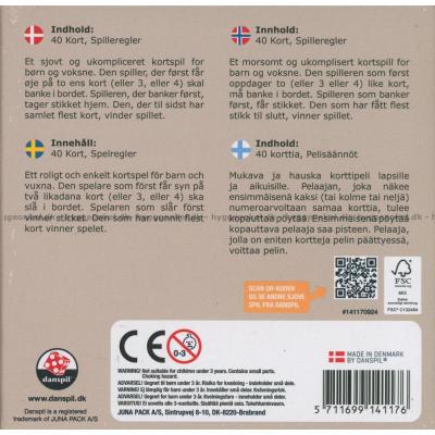 Baksiden av esken