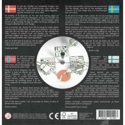 Baksiden av esken