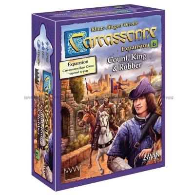 Carcassonne utvidelse 6: Count, King & Robbers - Engelsk