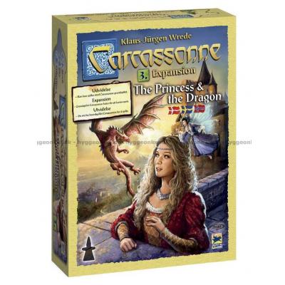 Carcassonne utvidelse 3: The Princess & The Dragon - Norsk