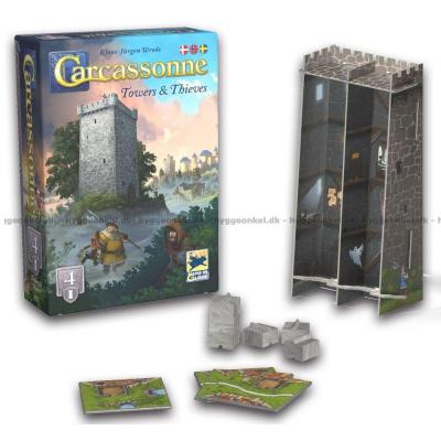 Bilde av Carcassonne utvidelse  4: Towers & Thieves