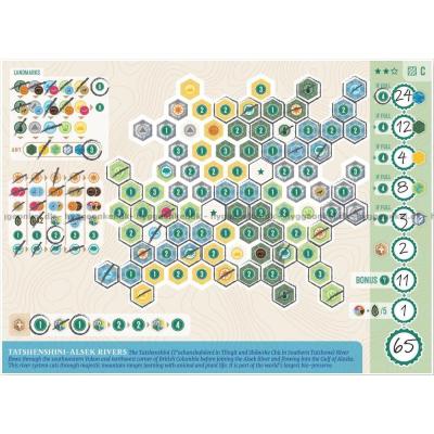 Bilde av Cascadia: Rolling Rivers - Roll & Write