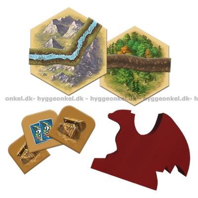 Bilde av Catan: Treasures, Dragons & Adventures - Engelsk