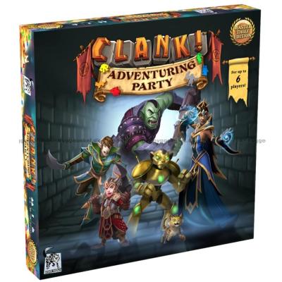 Bilde av Clank! Adventuring Party: Master Thief Edition sett skrått ovenfra