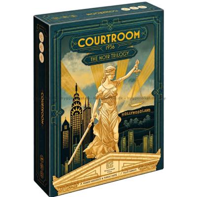 Bilde av Courtroom sett skrått ovenfra