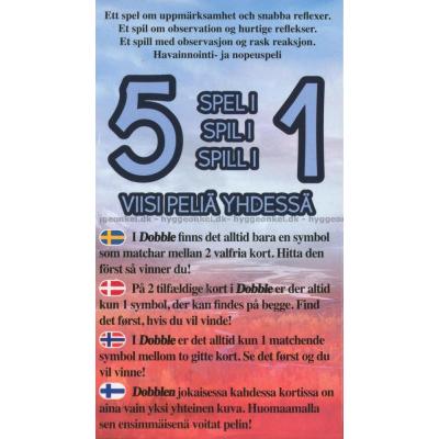 Baksiden av esken