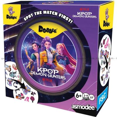 Bilde av Dobble: KPOP Demon Hunters sett skrått ovenfra