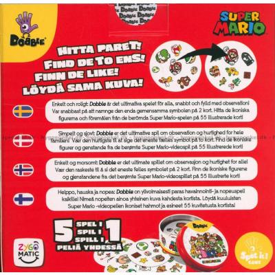 Baksiden av esken