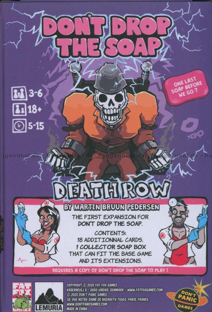 Don't Drop The Soap - Deathrow - Dont Panic Games