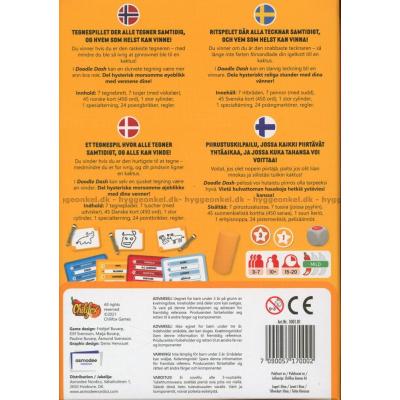 Baksiden av esken