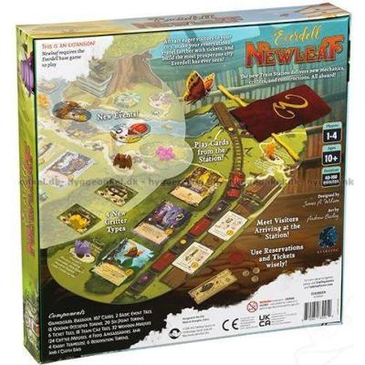Baksiden av esken
