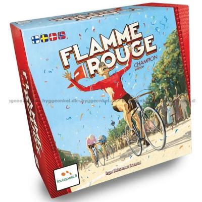 Bilde av Flamme Rouge: Champion Edition sett skrått ovenfra
