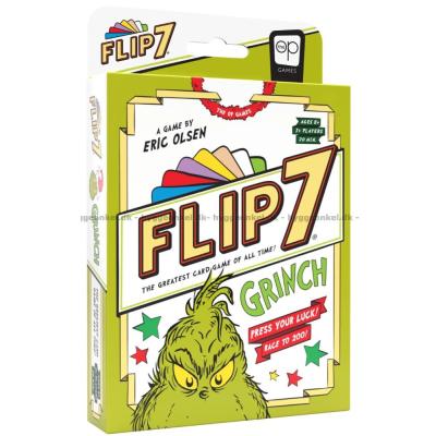 Bilde av Flip 7: Grinch sett skrått ovenfra