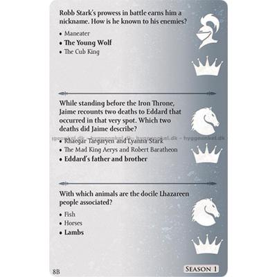 Bilde av Game of Thrones: The Trivia Game