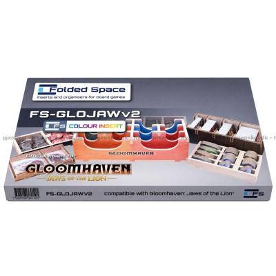 Bilde av Gloomhaven - Jaws of the Lion: Insert - Folded Space (v2) sett ovenfra