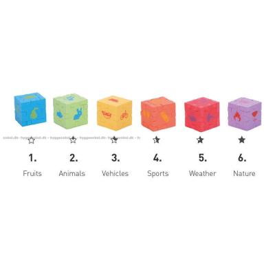 Bilde av Happy Cube: Junior - Fruits (blå)