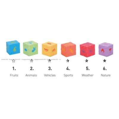 Bilde av Happy Cube: Junior - Vehicles (gul)