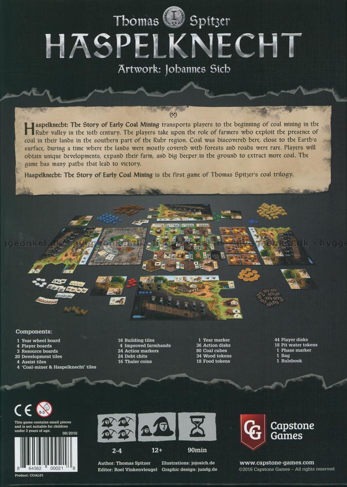 Haspelknecht The Story of Early Coal Mining! 864562000218 UDGÅET!!!