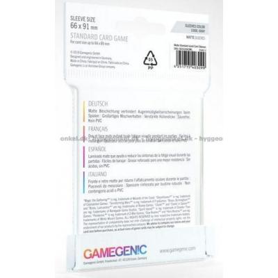 Bilde av Kortlommer: Gamegenic - 50 stk 66 x 91 mm - matte
