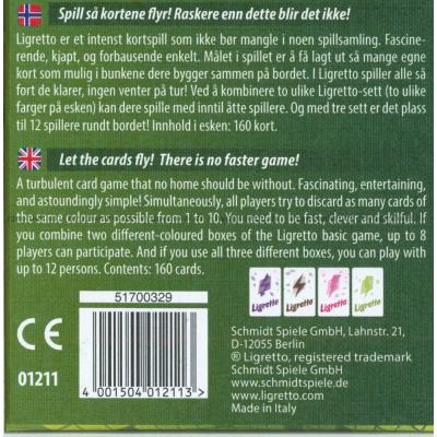 Baksiden av esken