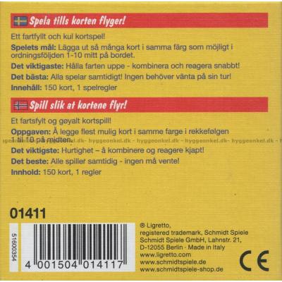 Baksiden av esken