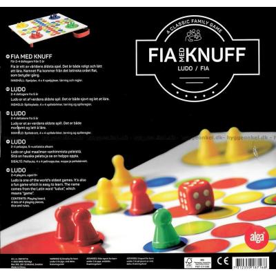 Baksiden av esken