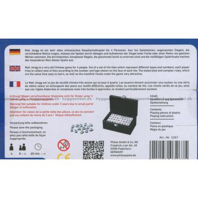 Baksiden av esken