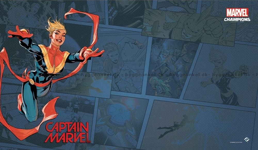 Marvel Champions The Card Game Captain Marvel Playmat