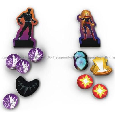 Bilde av Marvel Dice Throne: 2-Hero Box (Captain Marvel, Black Panther)