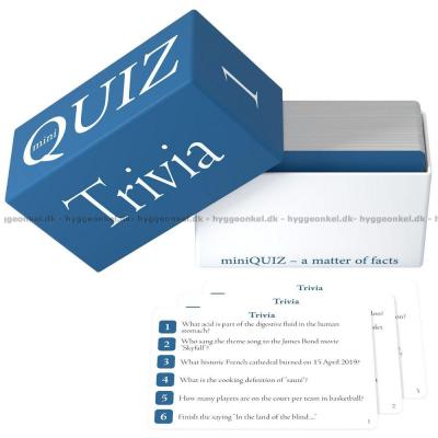 Bilde av MiniQuiz: Trivia - Engelsk
