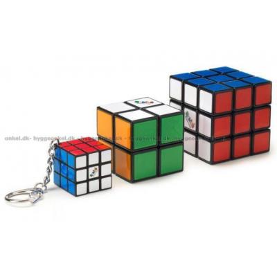 Rubiks kube: 3x3 - 2x2 pluss nøkkelring