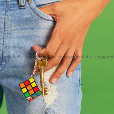 Bilde av Rubiks kube: 3x3 nøkkelring
