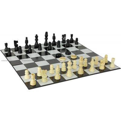 Sjakk og dam: 36 cm - Fra Gibsons