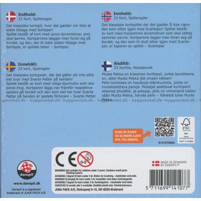 Baksiden av esken