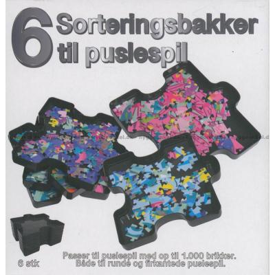 Puslespill: Sorteringsesker - Svart