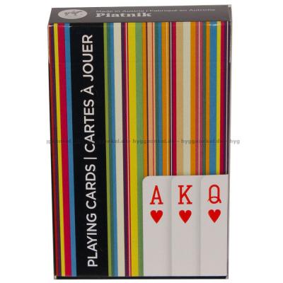 Spillekort: Loddrette striper