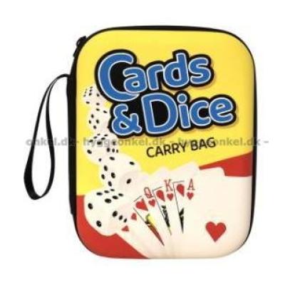 Oppbevaringseske for spillekort og terninger