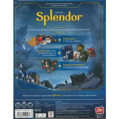 Baksiden av esken