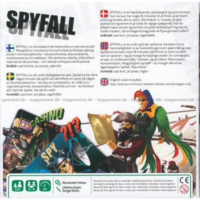 Baksiden av esken