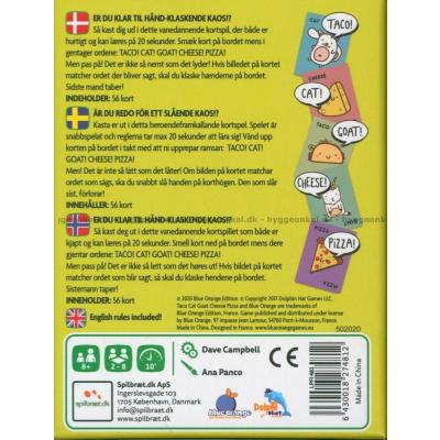 Baksiden av esken