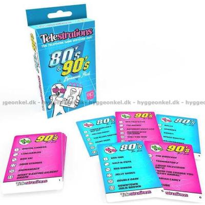 Bilde av Telestrations: 80s & 90s Expansion Pack