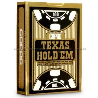 Texas Holdem pokerkort: Jumbo indeks - Svart