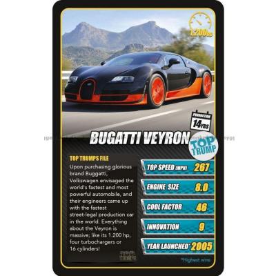 Bilde av Top Trumps: Sports Cars