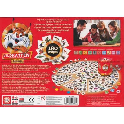 Baksiden av esken