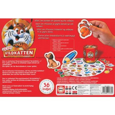 Baksiden av esken