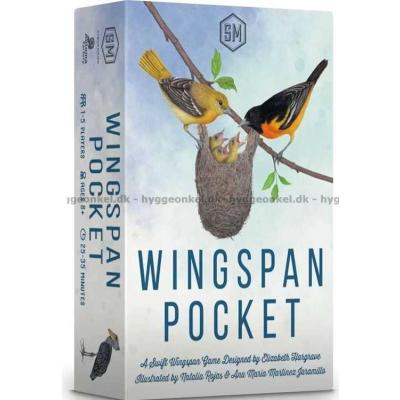 Bilde av Wingspan: Pocket - Engelsk sett skrått ovenfra